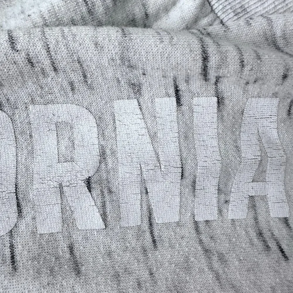 California Republic Full Zip Hoodie - Gray, Size M (10/12)